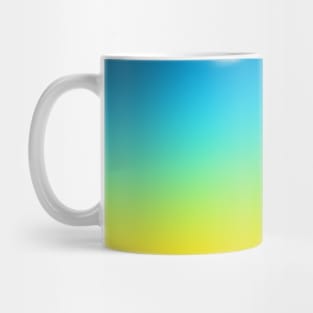 Navy Blue To Golden Yellow Gradient Mug